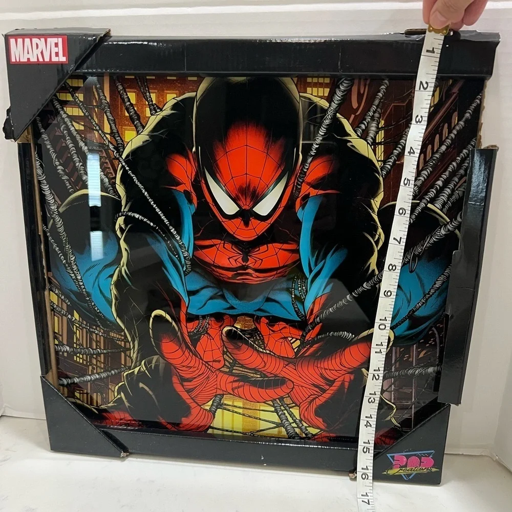 Marvel Spider-Man Action Wall Art - Red, Blue, Black